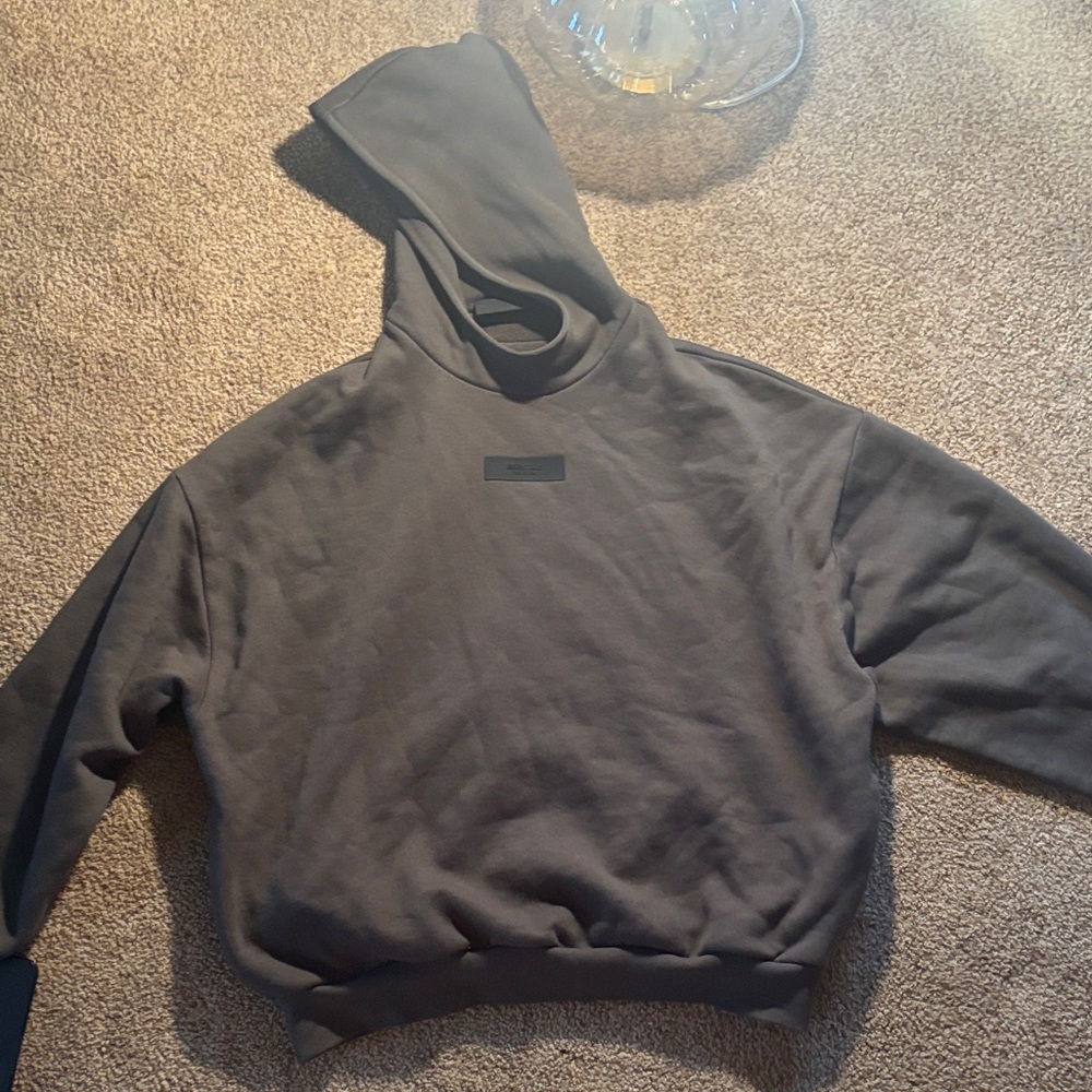 Essentials Dark Gray  Hoodie